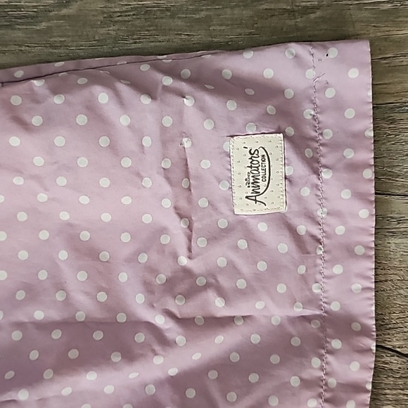 Disney Store Animators reversible jacket kids 7/8 hoodie multicolored print i7 - Picture 8 of 11